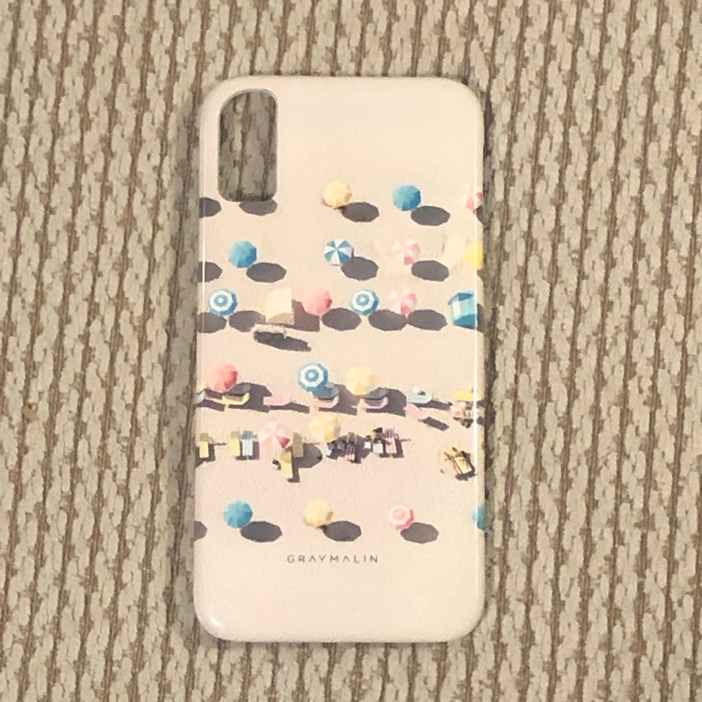 Gray malin iPhone X case